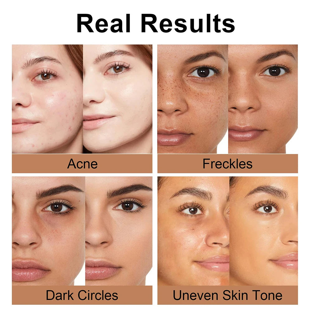 FV Red Diamond Polypeptide Foundation 30g – Long-Lasting, Oil-Control, Nourishing Liquid Concealer for Flawless Skin