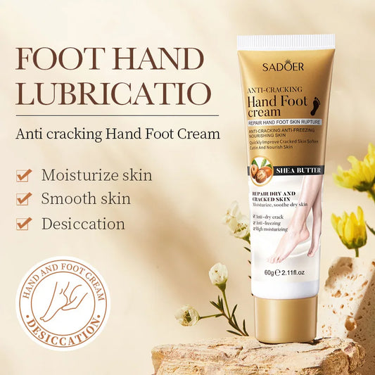 Sadoer Hand & Foot Cream 60g – Moisturizing & Repair Cream for Dry Skin, Calluses, Cuticles, Dead Skin & Cracked Heels – Restores Soft, Smooth & Nourished Hands & Feet